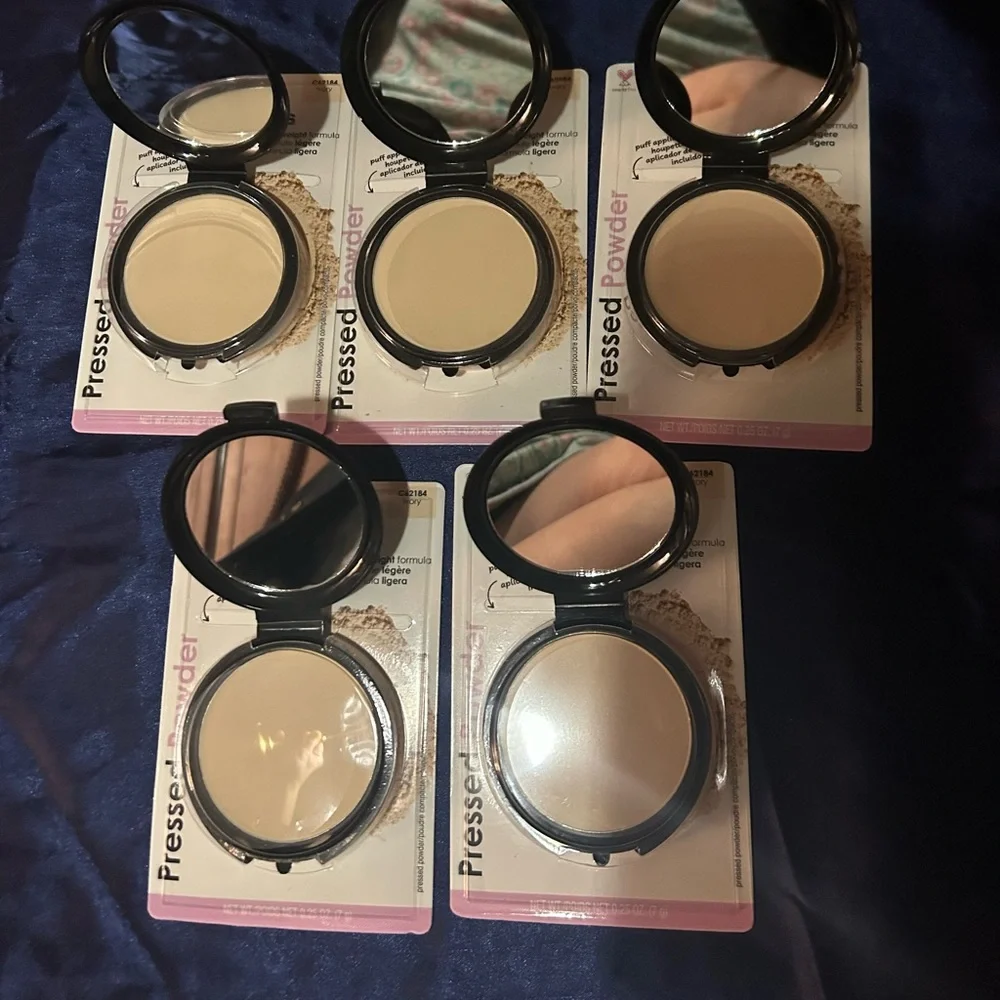 L.A. Colors Pressed Powder Shade ivory C21684  5X All new in original packages